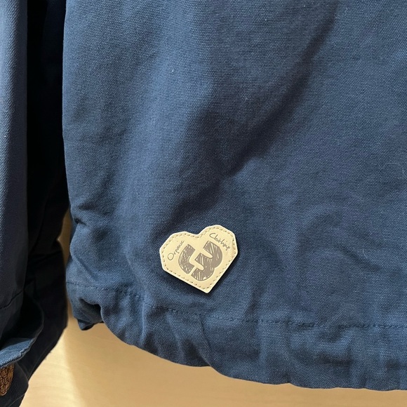 Ragwear Women’s Blue Jacket Size Small Eco Friendly  Wooden Buttons - Picture 11 of 11